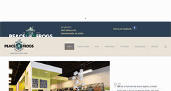 Desktop Screenshot of peacefrogstravel.com