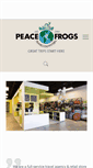 Mobile Screenshot of peacefrogstravel.com